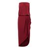 Urban Classics - Bandeau Midi Asymmetric Long dress - Red Product image